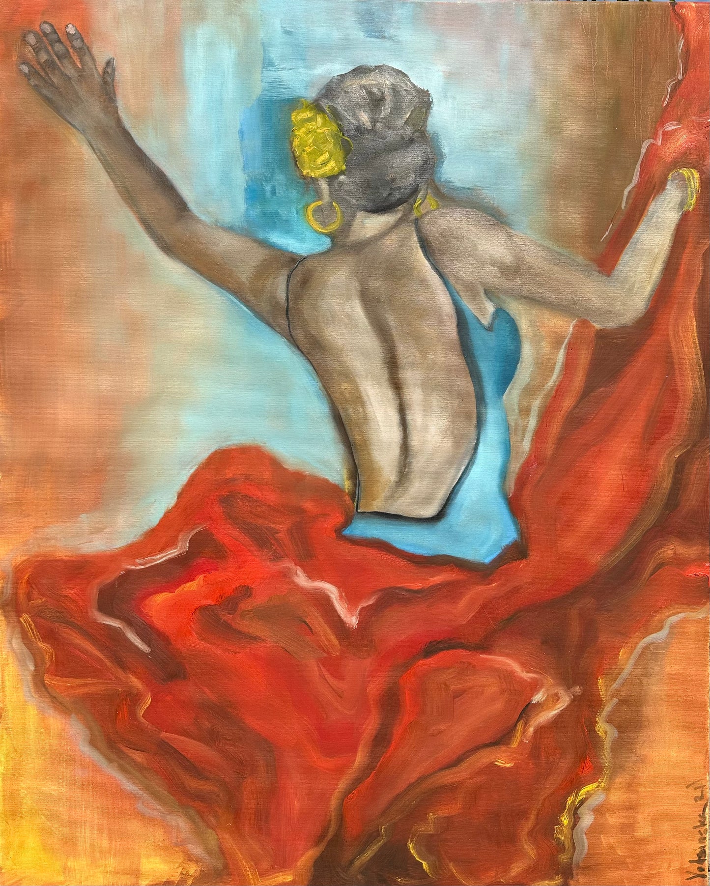 Flamenco Tanečnica